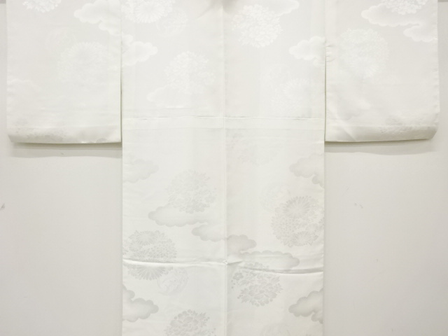 JAPANESE HITOE JUBAN / WOVEN FLOWER ROUNDEL